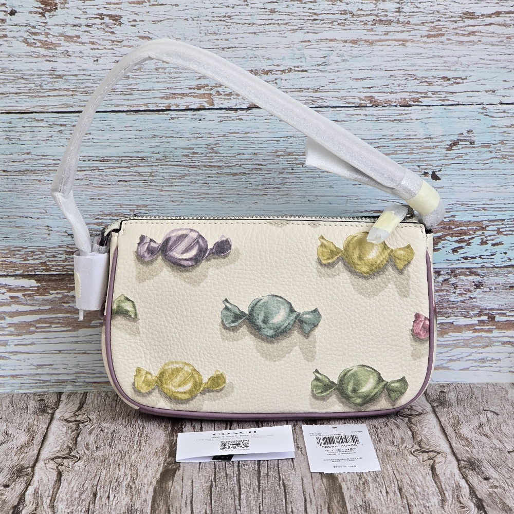 *NWT* COACH Nolita 19 Candy Paint Bag, Candy Print Purse Coach Outlet - Picture 4 of 14